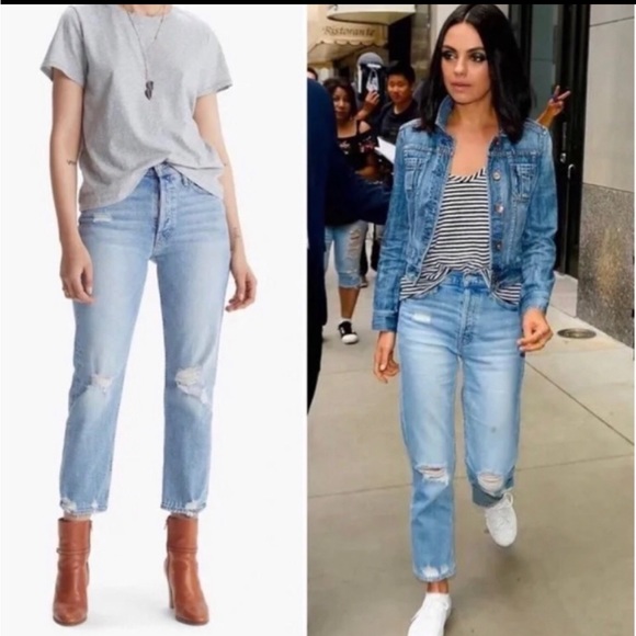 MOTHER Denim - Mother Superior The Tomcat Distressed Straight Leg Jeans In The Confession 27